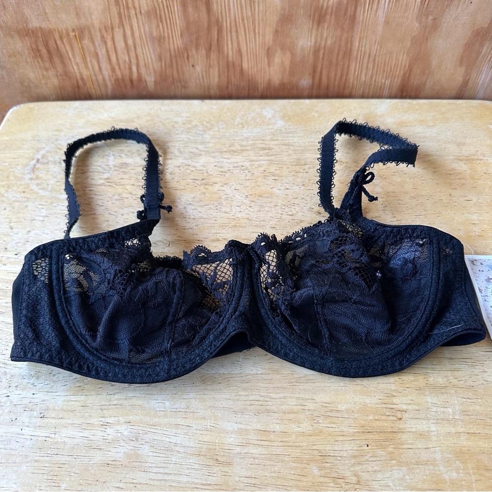 NWT Freya Sexy Black Lace Bra